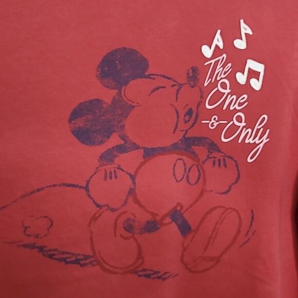 Disney The One & Only Mickey Mouse Long Sleeve Embroidered  Shirt Size Medium - Picture 5 of 6